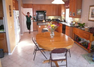 A Kitchen with room to prepare nutritious meals in